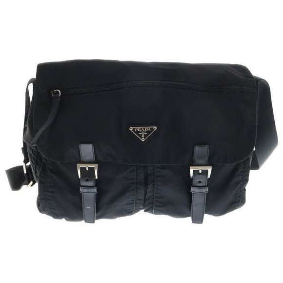 Prada Black Nylon Triangle Crossbody - Picture 1 of 5